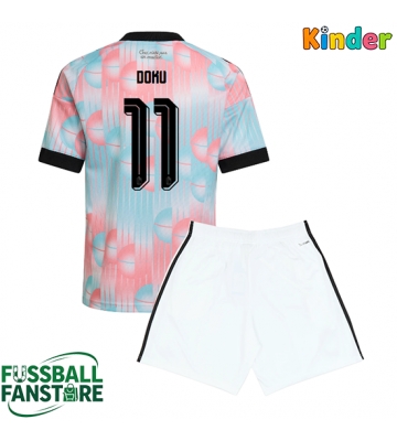 Belgien Jeremy Doku #11 Replik Auswärtstrikot Kinder WM 2026 Kurzarm (+ Kurze Hosen)